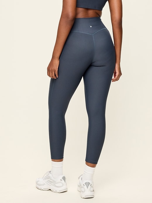 L'image numéro 7 présente Legging PowerSoft sans limites à poche à taille très haute, longueur 7/8 – Sans couture avant