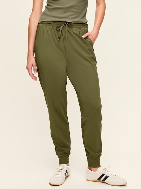 High-Waisted SleekTech Joggers