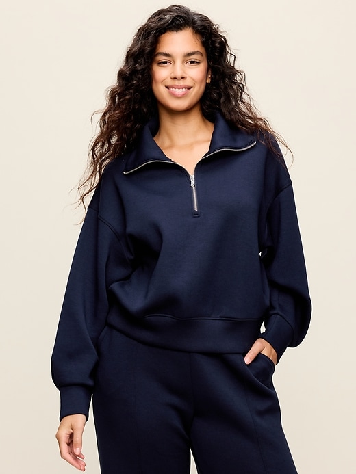 Image number 6 showing, Bounce Fleece Half-Zip Pullover Sweatshirt