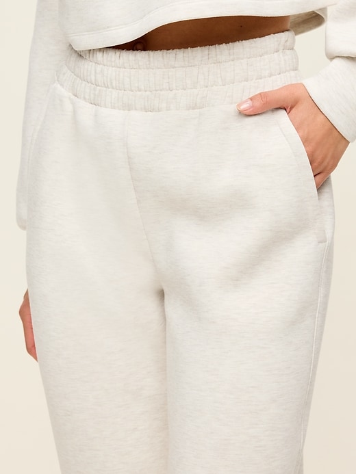 Image number 3 showing, High-Waisted Bounce Fleece Jogger Sweatpants