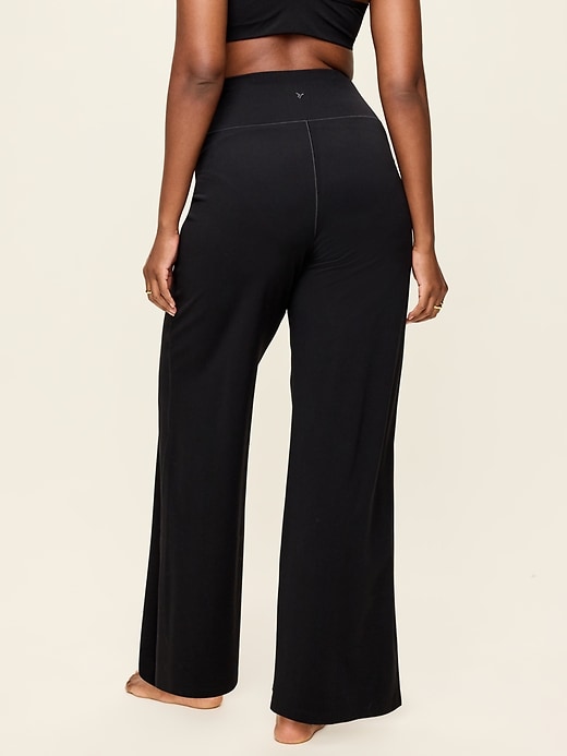 L'image numéro 7 présente Pantalon StudioSmooth à jambe large à taille haute