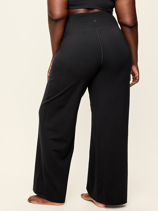 L'image numéro 8 présente Pantalon StudioSmooth à jambe large à taille haute