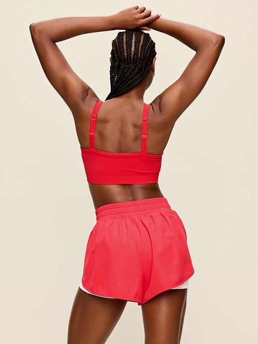 Image number 2 showing, Light Support Fluid Seamless Ribbed Sports Bra