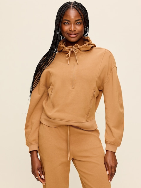 Dynamic Fleece Half-Zip Hoodie Sweatshirt