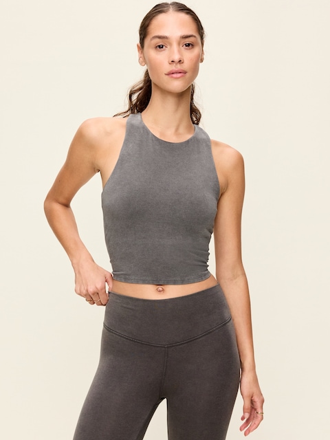 Light Support PowerChill High-Neck Racerback Sports Bra