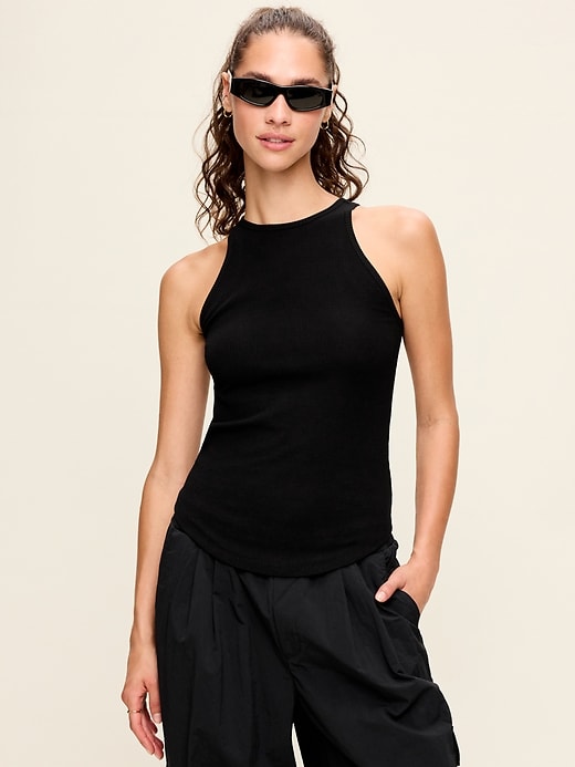 L'image numéro 1 présente Camisole à col montant et à dos nageur NuageLéger