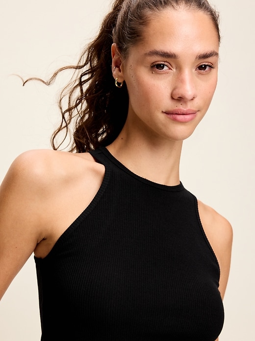 L'image numéro 4 présente Camisole à col montant et à dos nageur NuageLéger