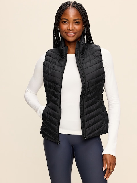 Chevron Puffer Vest