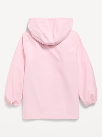Image number 2 showing, Water-Resistant Oversized Hooded Jacket for Girls