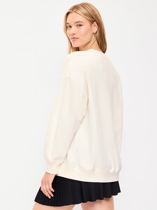 Image number 3 showing, SoComfy Oversized Crew-Neck Sweatshirt