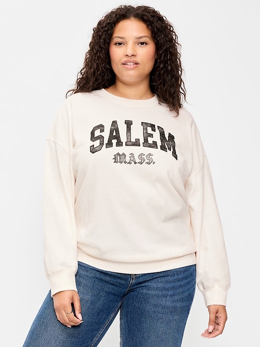 Image number 4 showing, SoComfy Oversized Crew-Neck Sweatshirt