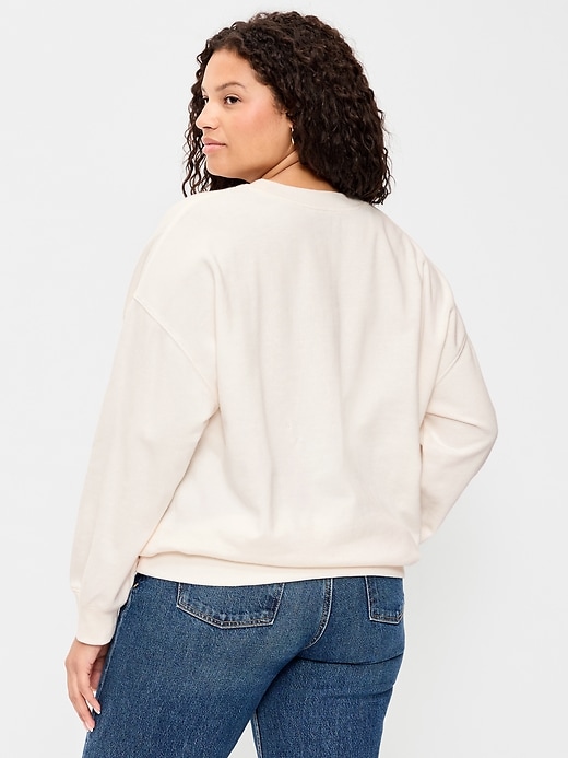 Image number 5 showing, SoComfy Oversized Crew-Neck Sweatshirt