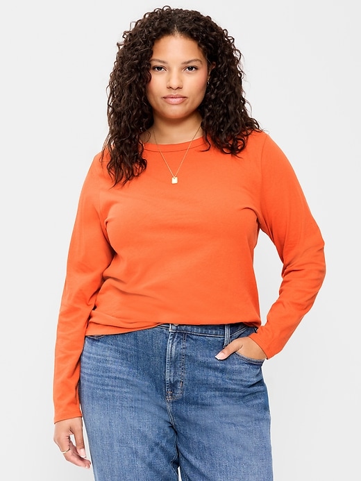 Image number 7 showing, EveryWear Long-Sleeve T-Shirt