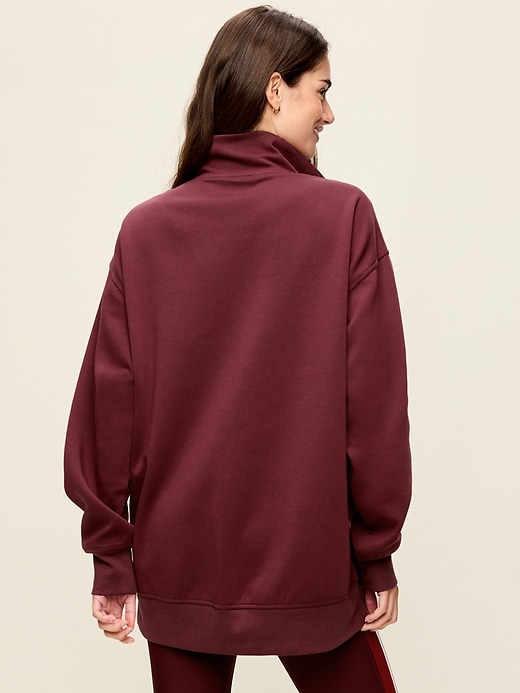 Image number 2 showing, Dynamic Fleece Half-Zip Tunic Sweatshirt