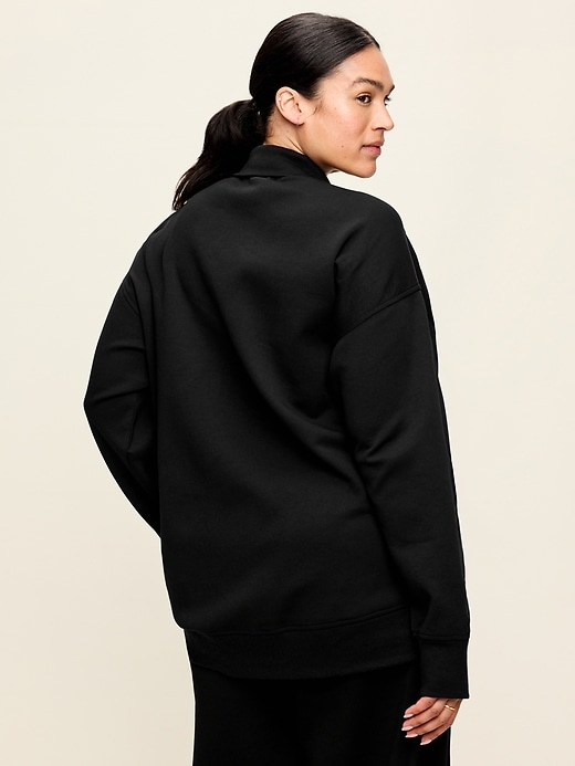 Image number 8 showing, Dynamic Fleece Half-Zip Tunic Sweatshirt