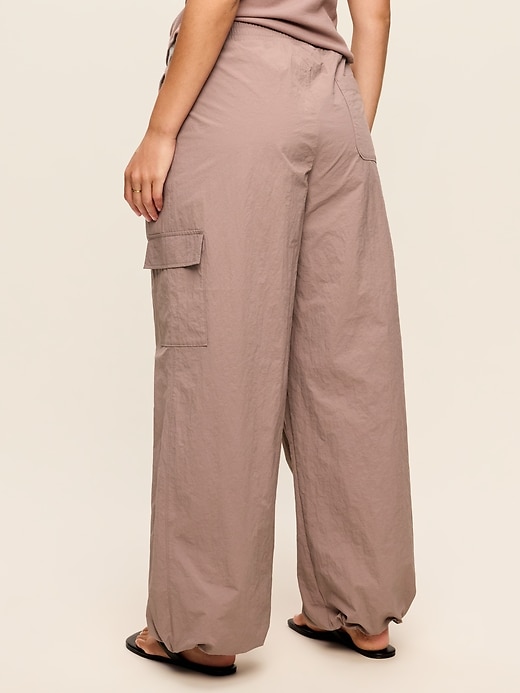 Image number 6 showing, Mid-Rise Woven Utility Pants
