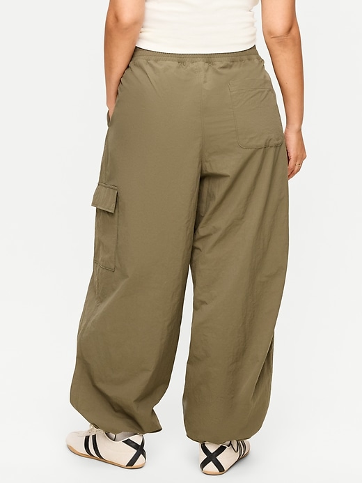 Image number 7 showing, Mid-Rise Woven Utility Pants