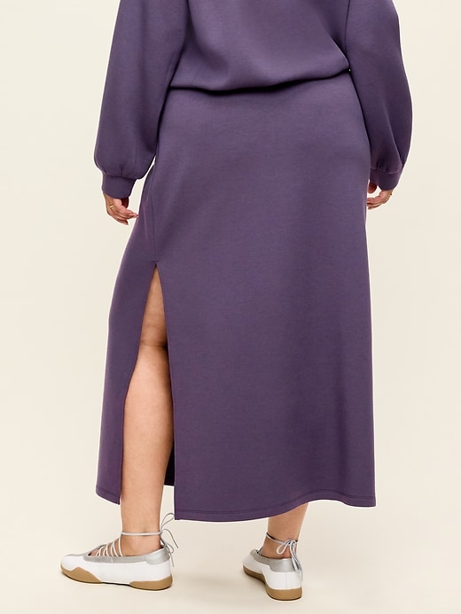 Image number 7 showing, High-Waisted Bounce Fleece Maxi Skirt