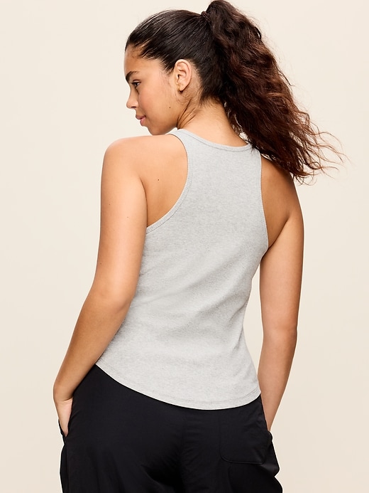 Image number 3 showing, CloudLite Ribbed Fitted Tank Top