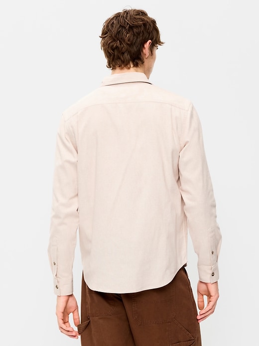 Image number 2 showing, Relaxed Long-Sleeve Flannel Pocket Shirt