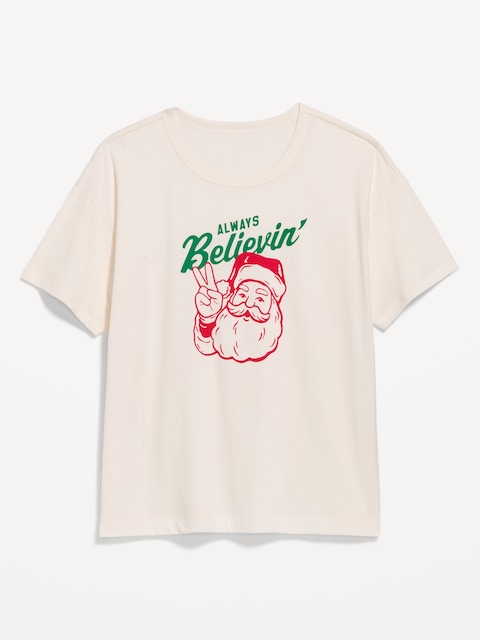 Short-Sleeve Graphic Pajama T-Shirt