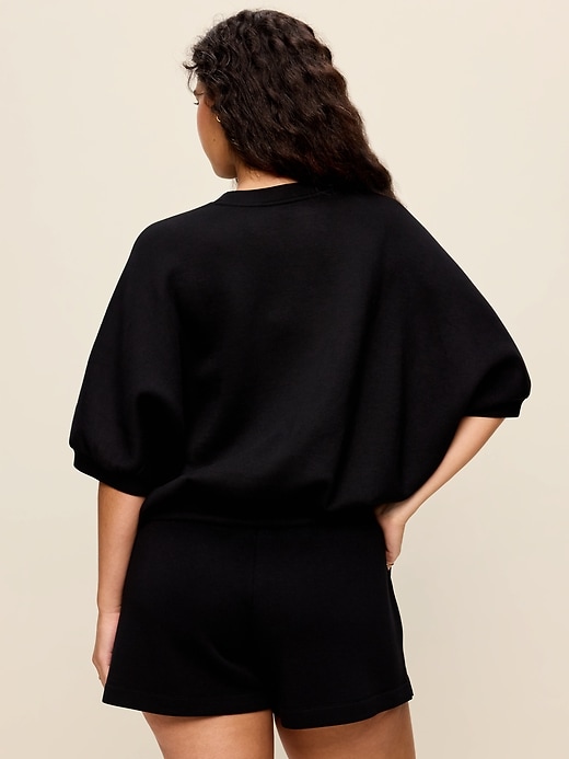 Image number 3 showing, Bounce Fleece Dolman-Sleeve Top