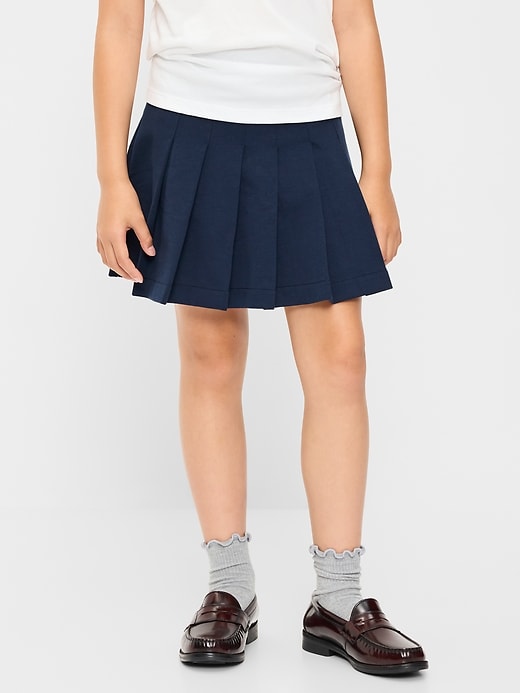 Image number 1 showing, School Uniform Ponte-Knit Pleated Skort for Girls