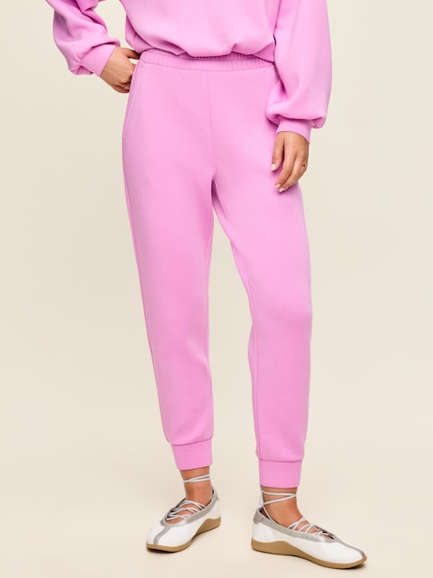 High-Waisted Bounce Fleece Jogger Sweatpants