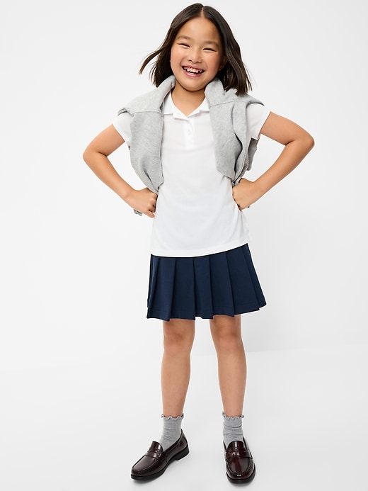 Image number 2 showing, School Uniform Ponte-Knit Pleated Skort for Girls