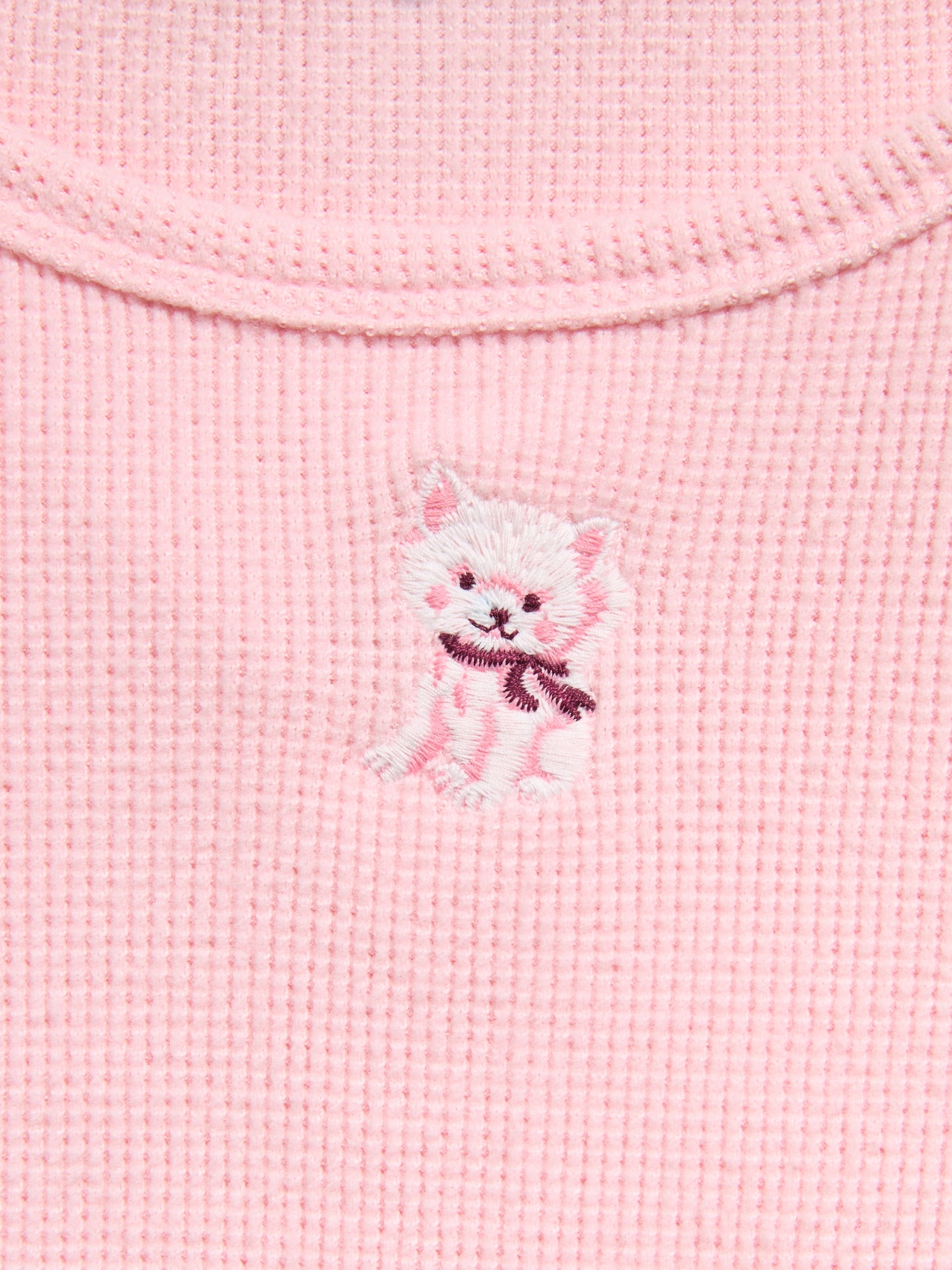Long-Sleeve CozePlush Fitted Top for Girls