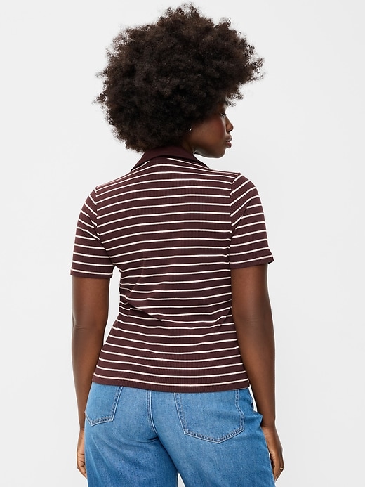 Image number 6 showing, Keyhole Polo Top