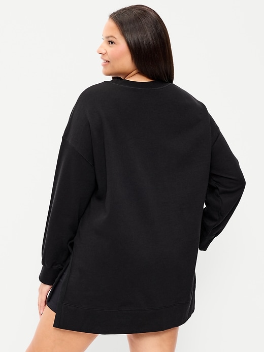 Image number 3 showing, SoComfy Relaxed Tunic Sweatshirt