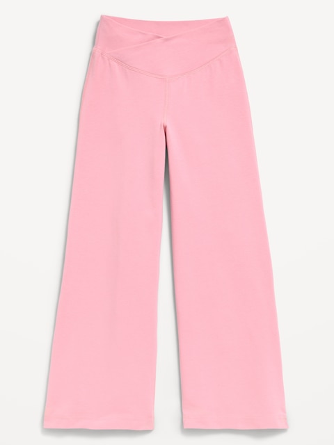 High-Waisted PowerChill Crossover Wide-Leg Pants for Girls