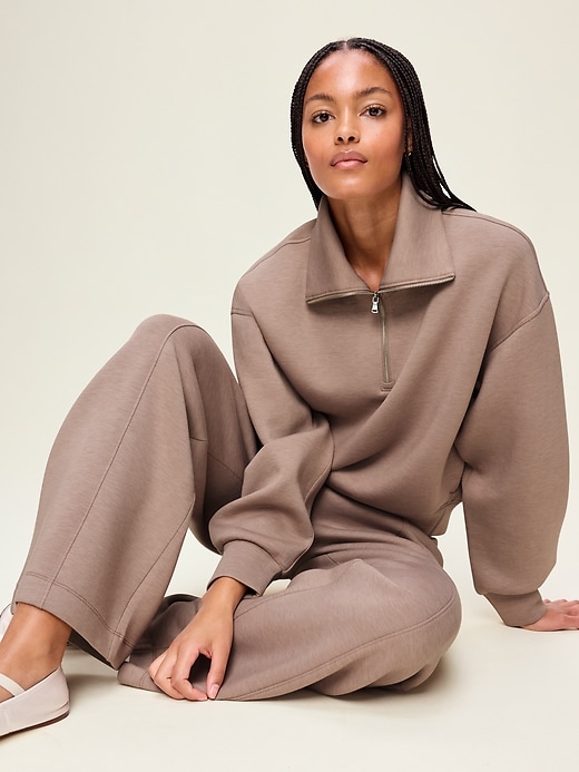 Image number 3 showing, Bounce Fleece Half-Zip Pullover Sweatshirt