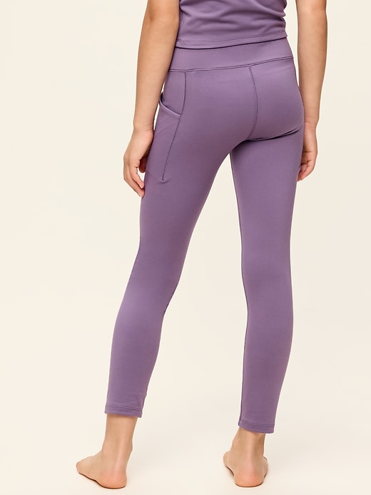 L'image numéro 2 présente Legging StudioSmooth à taille haute longueur 7/8 pour fille