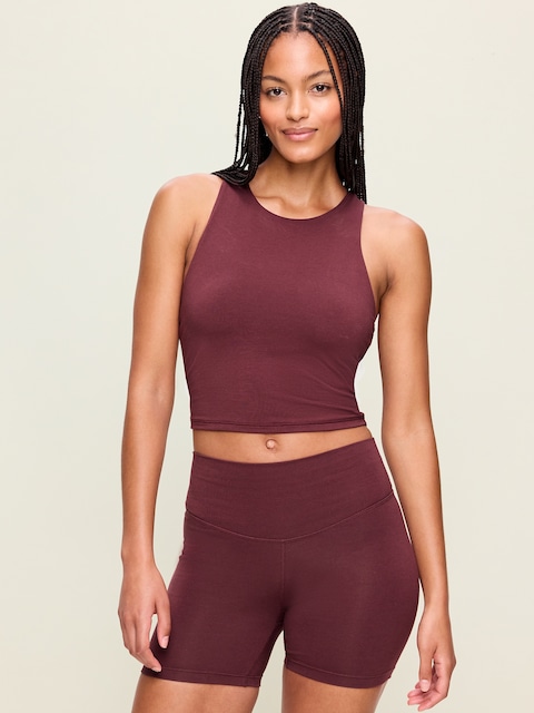 Light Support PowerChill High-Neck Racerback Sports Bra