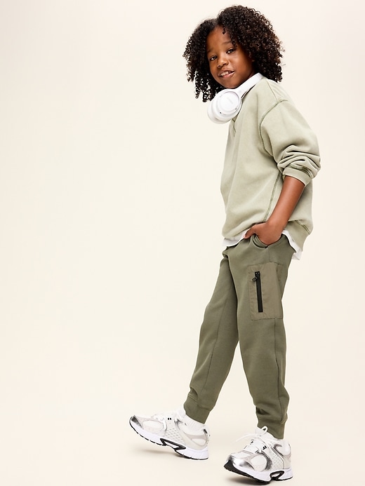 L'image numéro 3 présente Pantalon de jogging utilitaire en molleton dynamique pour garçon
