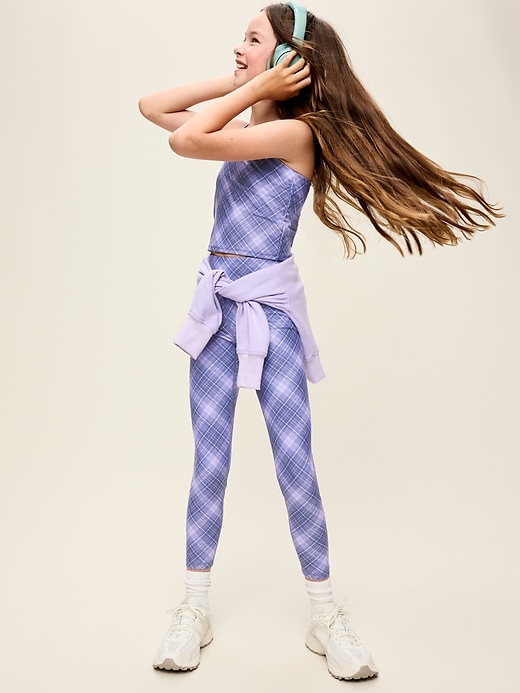 L'image numéro 3 présente Legging PowerSoft taille haute à poches latérales pour Fille
