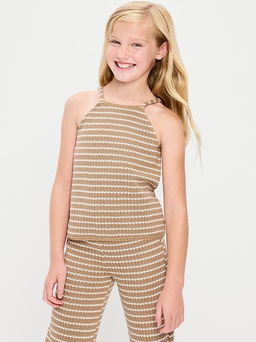 Sleeveless Jacquard Knit Top for Girls | Old Navy