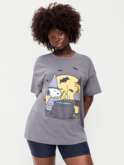 Image number 1 showing, Oversized Graphic Tunic T-Shirt