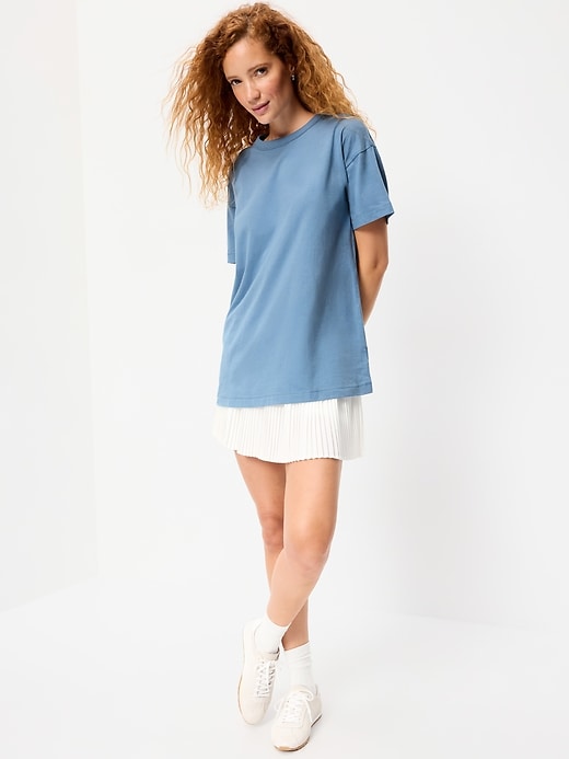 L'image numéro 3 présente T-shirt tunique passe-partout surdimensionné