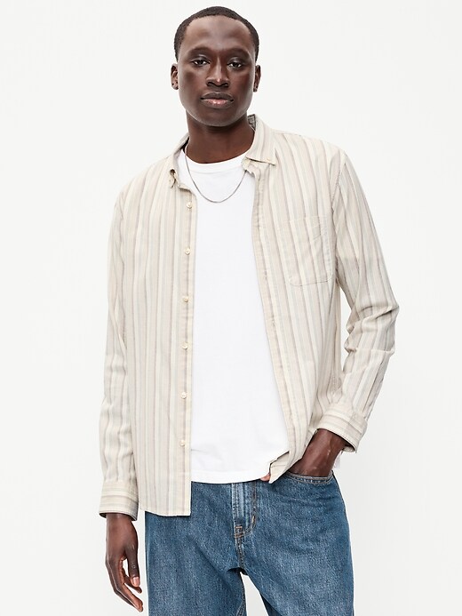 L'image numéro 1 présente Chemise Oxford passe-partout coupe classique