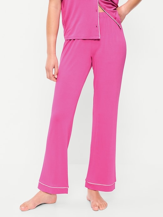 Image number 1 showing, Sunday Sleep Knit Jersey Pant