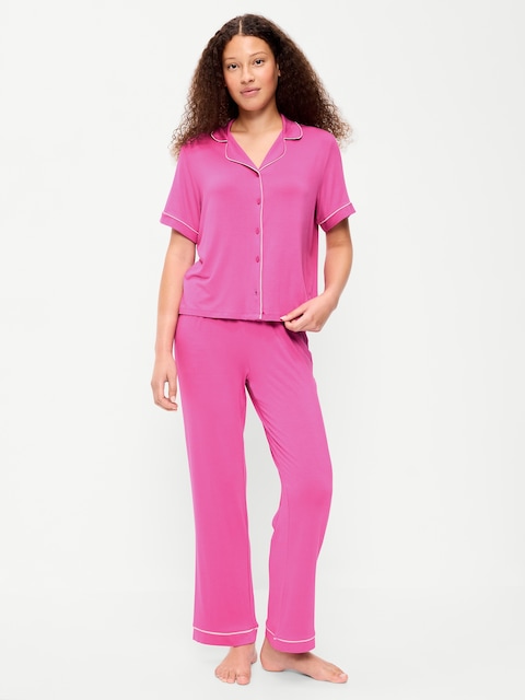 ENSEMBLE PANTALON EN TRICOT DE JERSEY GRASSE MATINÉE