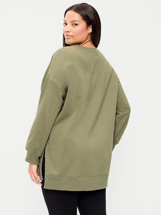 Image number 4 showing, SoComfy Relaxed Tunic Sweatshirt