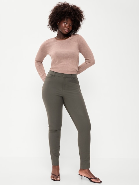 High-Waisted Pixie Skinny Ankle Pants