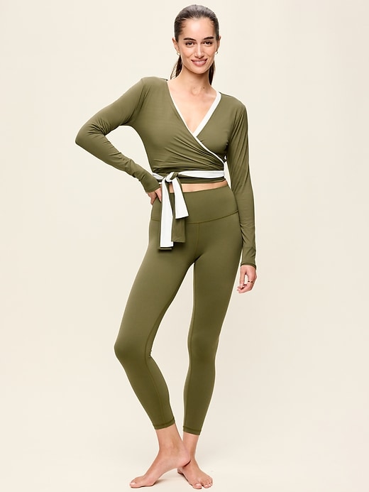 Image number 2 showing, High-Waisted StudioSmooth 7/8 Leggings