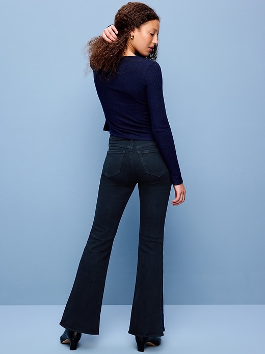 Image number 3 showing, High-Waisted Flare Jeans