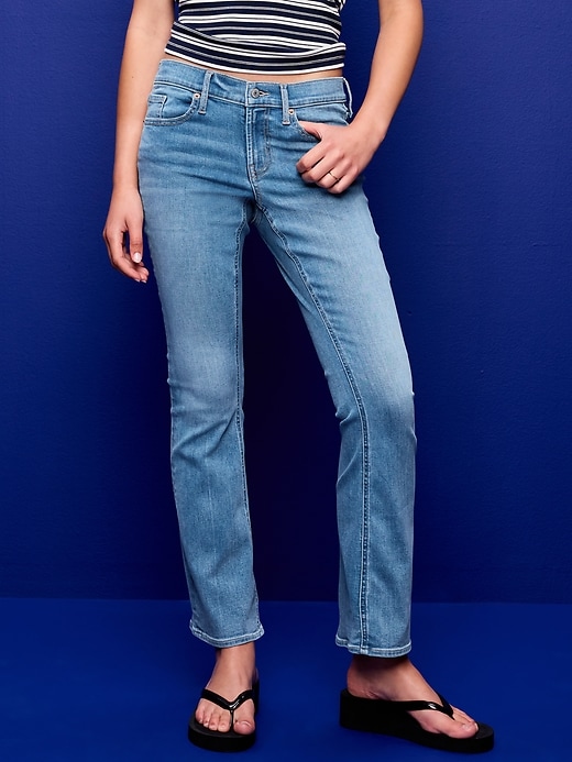 L'image numéro 2 présente Jean Wow semi-évasé à taille basse