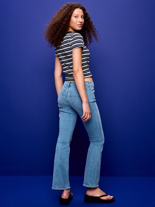 L'image numéro 3 présente Jean Wow semi-évasé à taille basse